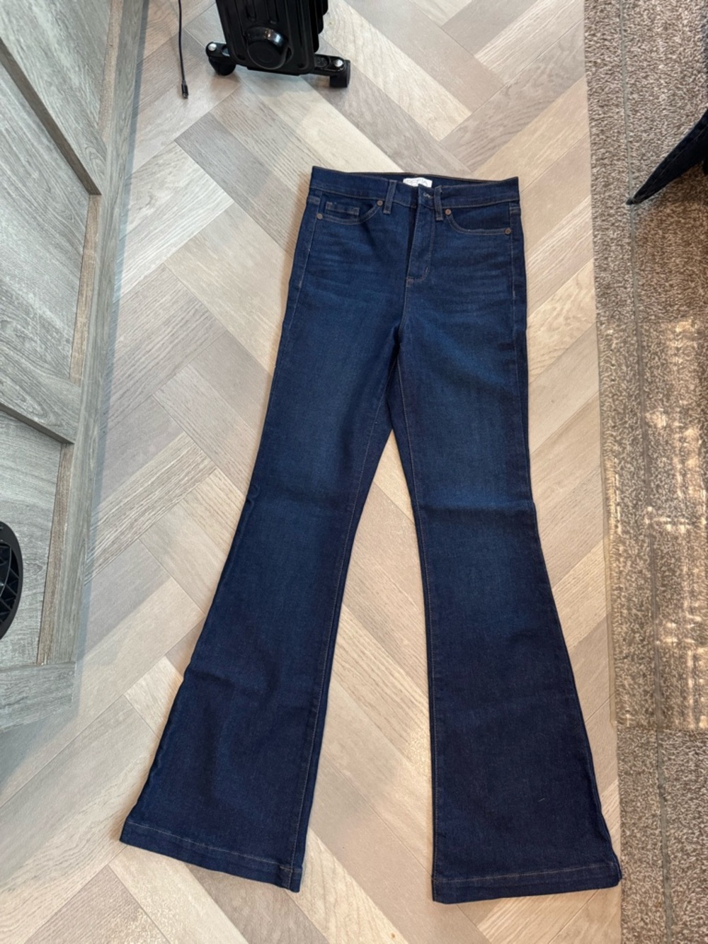 sofia by sofia vergara Dark Blue High-Rise Flare Jeans - Picture 4 of 5